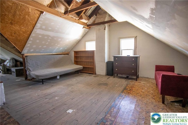 1666 Newport Ave, Northampton Boro, PA 18067 - bonus room featuring wood-type flooring and lofted ceiling