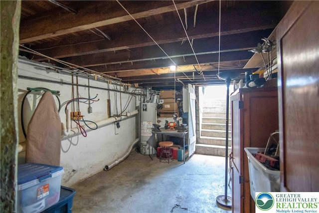 1666 Newport Ave, Northampton Boro, PA 18067 - basement with water heater