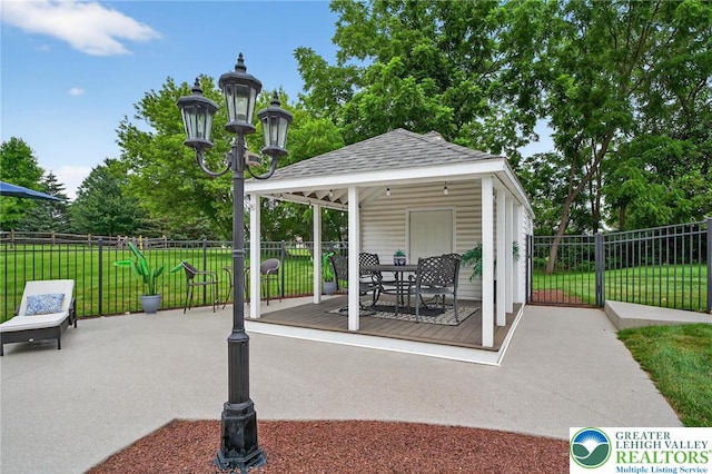 4508 Homestead Dr, Lower Nazareth Twp, PA 18064 - view of patio featuring outdoor dining area