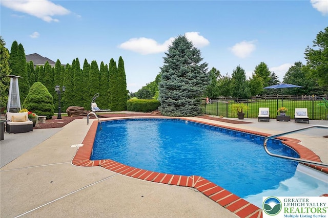 4508 Homestead Dr, Lower Nazareth Twp, PA 18064 - outdoor pool featuring a patio