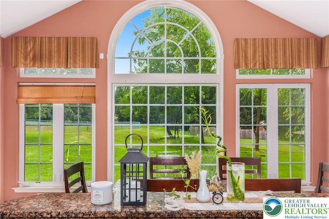 232 S 33rd St, South Whitehall Twp, PA 18104 - sunroom with vaulted ceiling