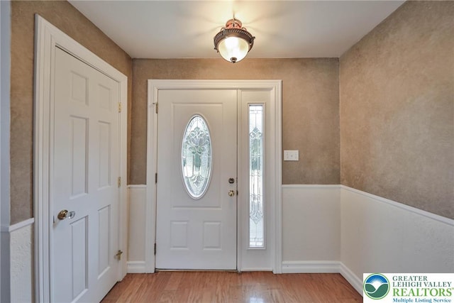 5758 Lower Macungie Rd, Lower Macungie Twp, PA 18062 - entrance foyer with light wood-style flooring and baseboards