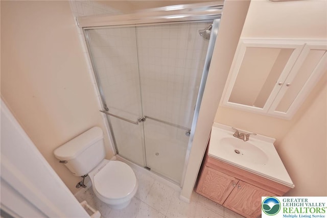5758 Lower Macungie Rd, Lower Macungie Twp, PA 18062 - full bath with vanity and a tile shower