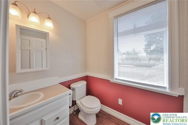 5758 Lower Macungie Rd, Lower Macungie Twp, PA 18062 - half bath with vanity and wood finished floors