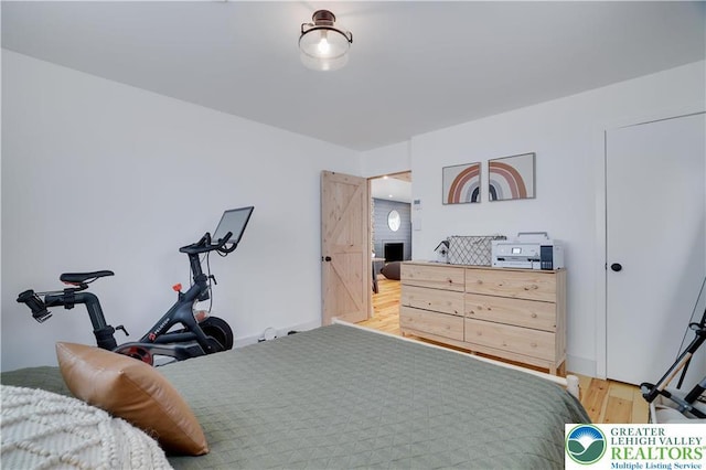 9379 Fairmount, Coolbaugh Twp, PA 18466 - bedroom with light wood-style flooring