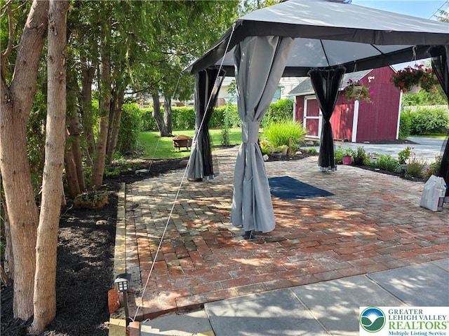 1523 Cedar St, Northampton Boro, PA 18067 - view of patio / terrace featuring a gazebo