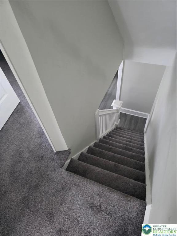 1523 Cedar St, Northampton Boro, PA 18067 - stairway featuring carpet floors