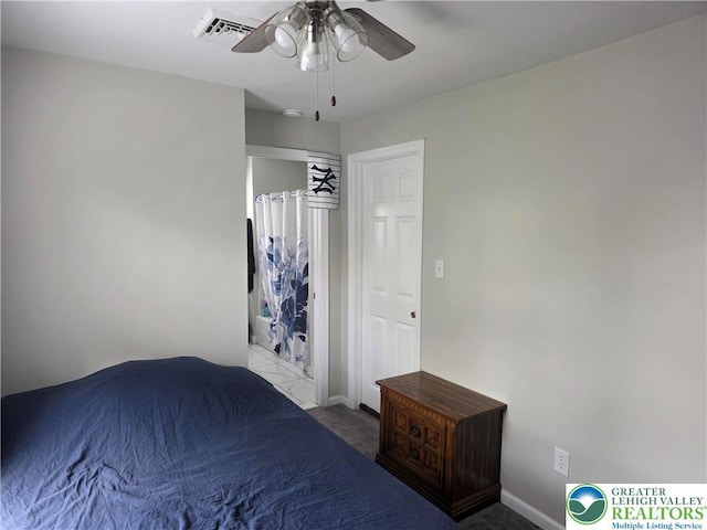 1523 Cedar St, Northampton Boro, PA 18067 - carpeted bedroom with ceiling fan and baseboards
