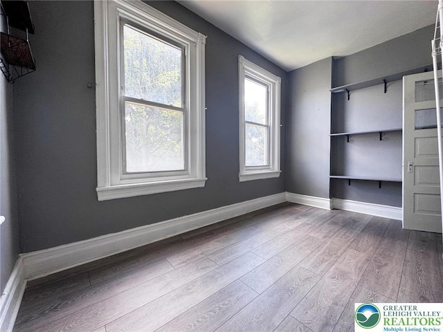 206 21st St, Northampton Boro, PA 18067 - unfurnished bedroom with dark wood-style floors and baseboards