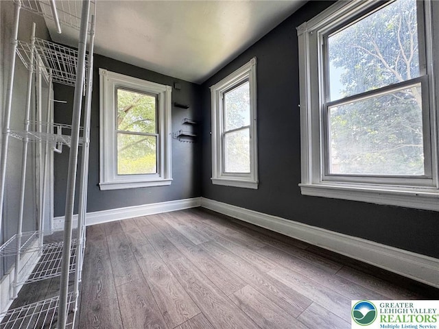 206 21st St, Northampton Boro, PA 18067 - spare room featuring wood finished floors and baseboards