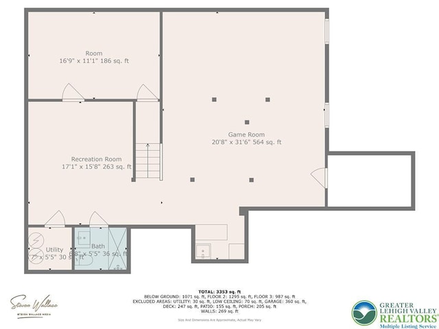 5117 Hounds Ear Rd, Coolbaugh Twp, PA 18466 - view of floor plan / room layout