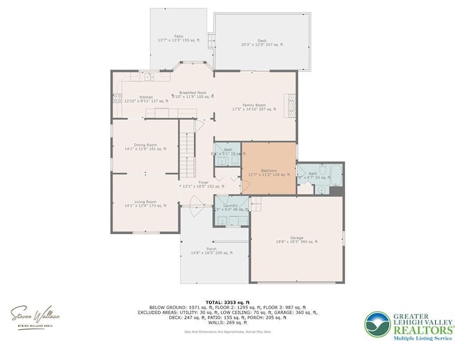 5117 Hounds Ear Rd, Coolbaugh Twp, PA 18466 - view of property floor plan