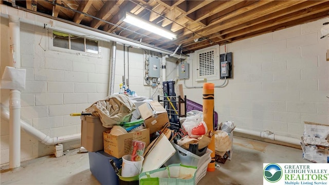 2930 Green Pond, Palmer Twp, PA 18045 - unfinished below grade area featuring electric panel