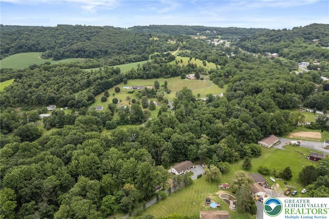 2954 Avery Rd, Washington Twp, PA 18080 - drone / aerial view of a heavily wooded area