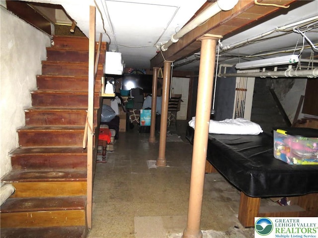 151 W Nesquehoning St, Easton, PA 18042 - below grade area featuring stairs