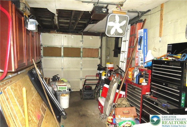 151 W Nesquehoning St, Easton, PA 18042 - garage featuring a garage door opener