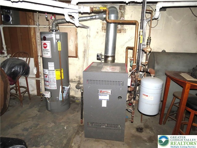 151 W Nesquehoning St, Easton, PA 18042 - utilities featuring gas water heater and a heating unit