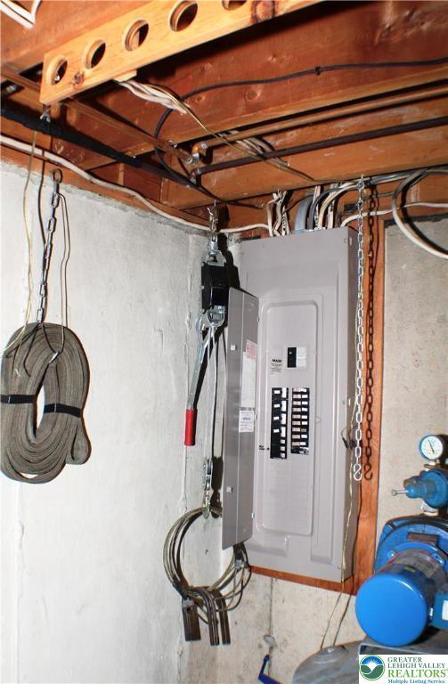 1321 Bushkill Center Rd, Bushkill Twp, PA 18091 - utility room with electric panel