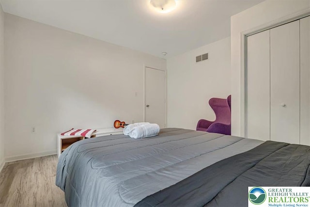 5 Flagstone Ln, East Stroudsburg, PA 18302 - bedroom featuring light wood-style floors and a closet