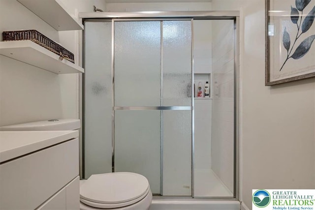 5 Flagstone Ln, East Stroudsburg, PA 18302 - full bathroom featuring a stall shower and vanity