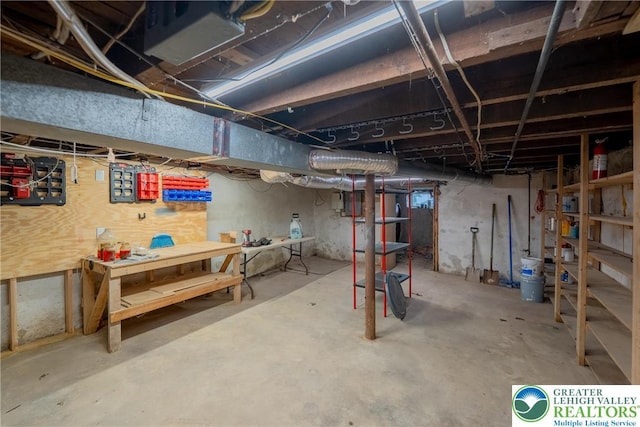 215 Tohickon Ave, Quakertown Boro, PA 18951 - unfinished basement with a workshop area