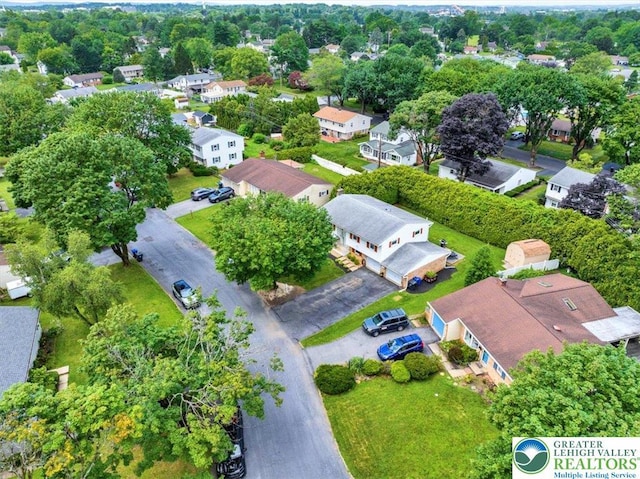 812 Miller St, Salisbury Twp, PA 18103 - aerial perspective of suburban area