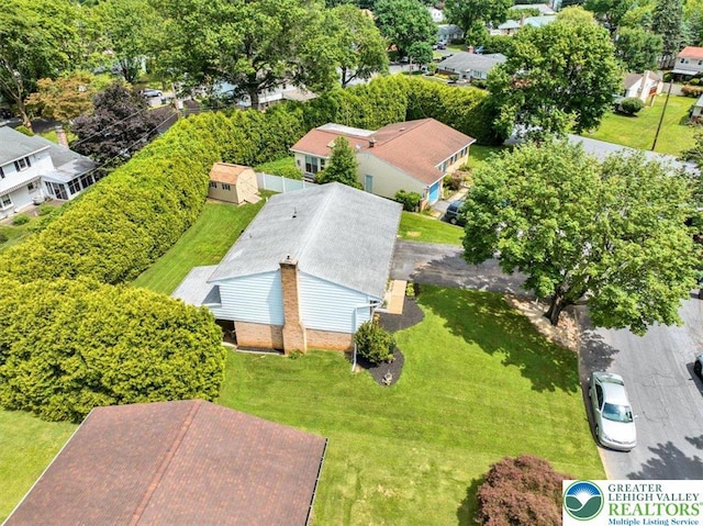 812 Miller St, Salisbury Twp, PA 18103 - aerial perspective of suburban area