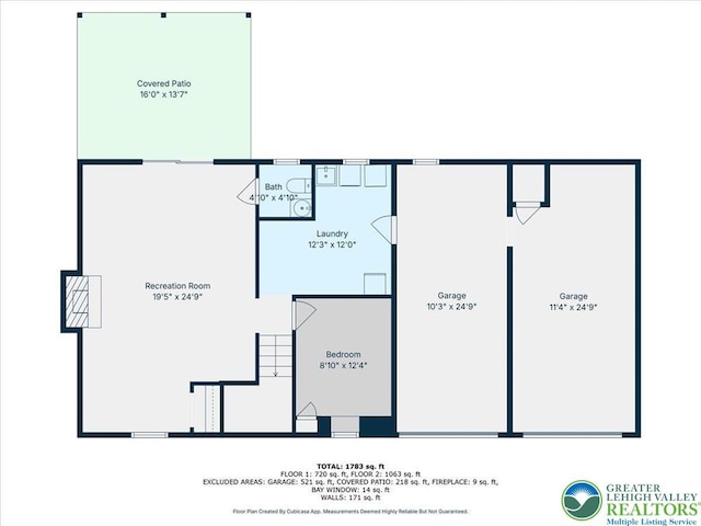 812 Miller St, Salisbury Twp, PA 18103 - view of property floor plan