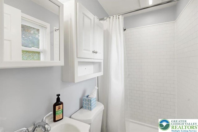 812 Miller St, Salisbury Twp, PA 18103 - bathroom with toilet and a sink