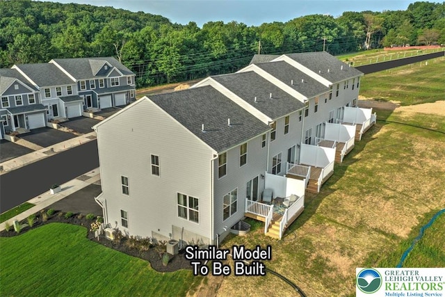 3229 Tepes Dr Lot 138, Allen Twp, PA 18067 - aerial view of property and surrounding area featuring a heavily wooded area
