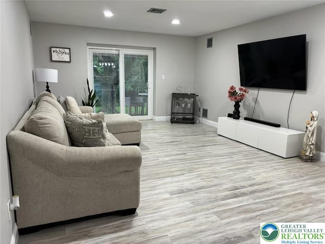 3300 Quarry St Unit B4, Whitehall Twp, PA 18052 - living area with light wood finished floors and recessed lighting
