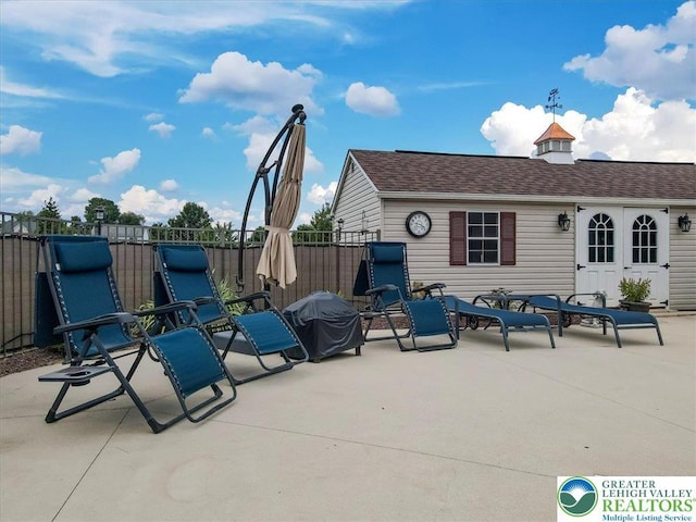 2804 Lehigh Ln, Upper Nazareth Twp, PA 18064 - view of patio featuring grilling area