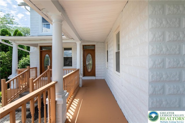5734 Rte 873, North Whitehall Twp, PA 18078 - property entrance featuring a porch
