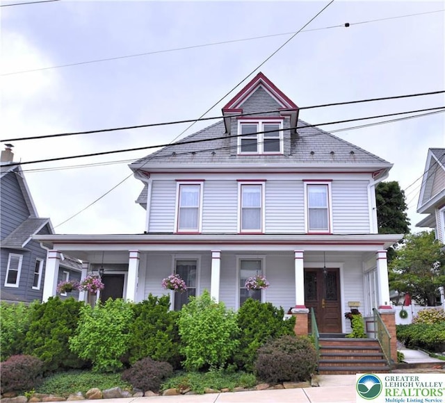 107 N Schanck Ave, Pen Argyl Boro, PA 18072 - view of front facade with covered porch