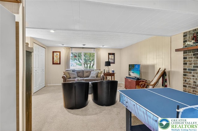 56 Hearthstone Dr, Exeter Twp, PA 19606 - game room featuring carpet floors