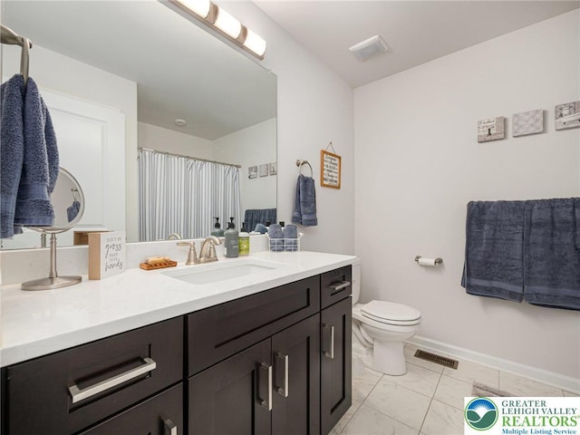 317 Fairview Ave, Wind Gap Boro, PA 18091 - full bathroom with vanity and marble look tiles