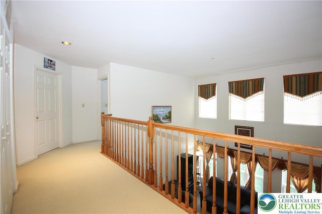 3814 Clay Dr, Lower Macungie Twp, PA 18062 - hall with carpet and recessed lighting