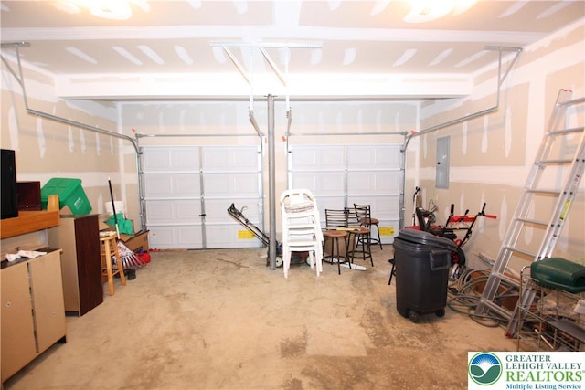 3814 Clay Dr, Lower Macungie Twp, PA 18062 - garage featuring electric panel