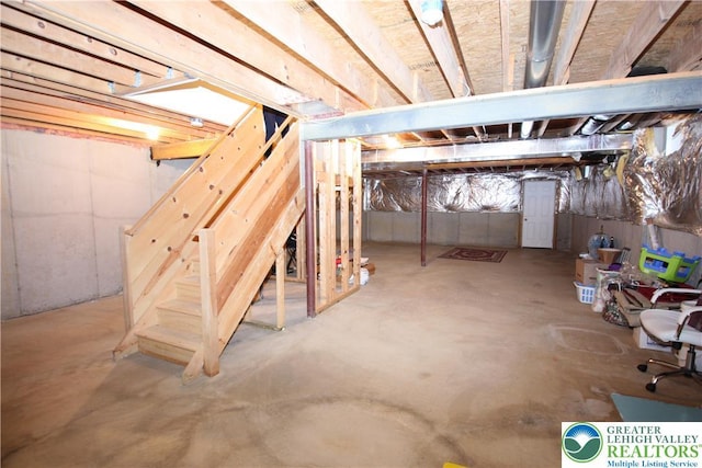 3814 Clay Dr, Lower Macungie Twp, PA 18062 - view of unfinished basement