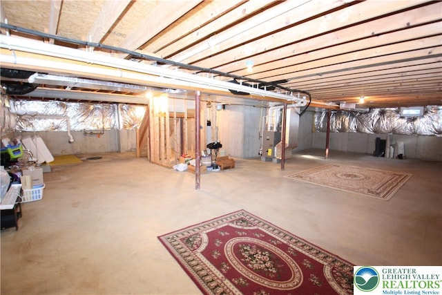 3814 Clay Dr, Lower Macungie Twp, PA 18062 - unfinished basement featuring heating unit