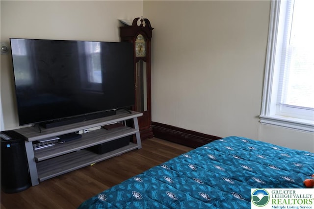 1533 E Emmaus, Salisbury Twp, PA 18103 - bedroom with wood finished floors and baseboards