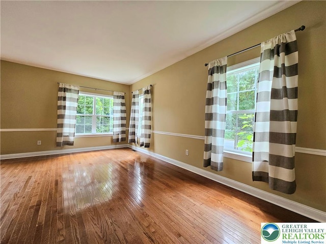 312 Maple Ct, Alburtis Boro, PA 18011 - spare room with hardwood / wood-style floors and baseboards
