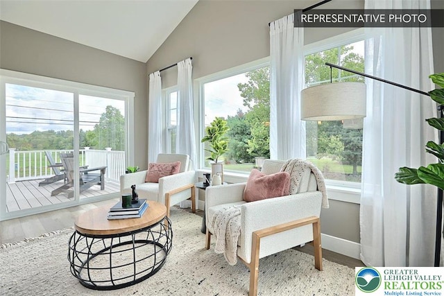 Bambi Ln Lot 40, Mahoning Twp, PA 18235 - sunroom / solarium with lofted ceiling and wood finished floors