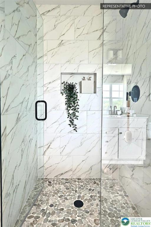 Bambi Ln Lot 40, Mahoning Twp, PA 18235 - bathroom with a marble finish shower
