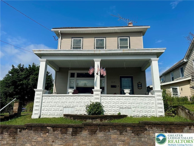 218 3rd, Lehighton Boro, PA 18235 - view of front of property with a porch