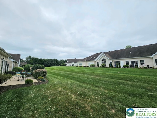 15 Devonshire Dr, Palmer Twp, PA 18045 - view of green lawn with a patio