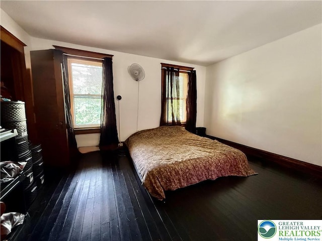 926 Delaware Ave, Fountain Hill Boro, PA 18015 - bedroom with dark wood finished floors