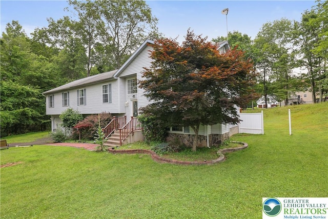 303 Lakefield Ter, Jackson Twp, PA 18360 - view of front of home featuring a front yard