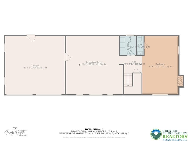 303 Lakefield Ter, Jackson Twp, PA 18360 - view of room layout