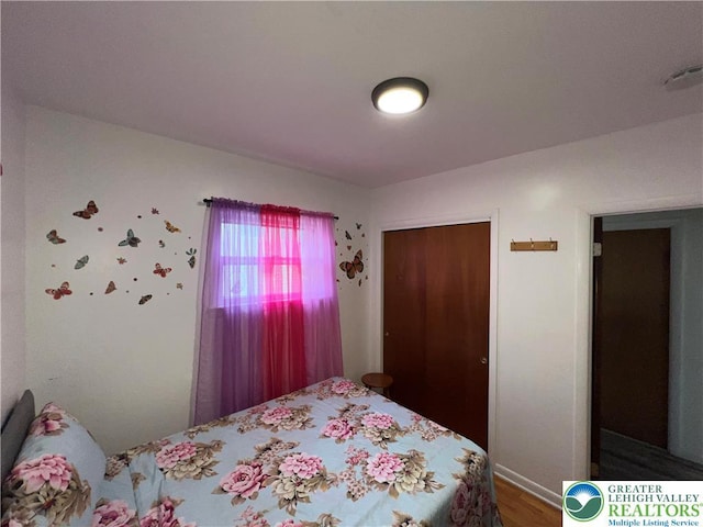 532 6th St, Whitehall Twp, PA 18052 - bedroom with a closet and wood finished floors